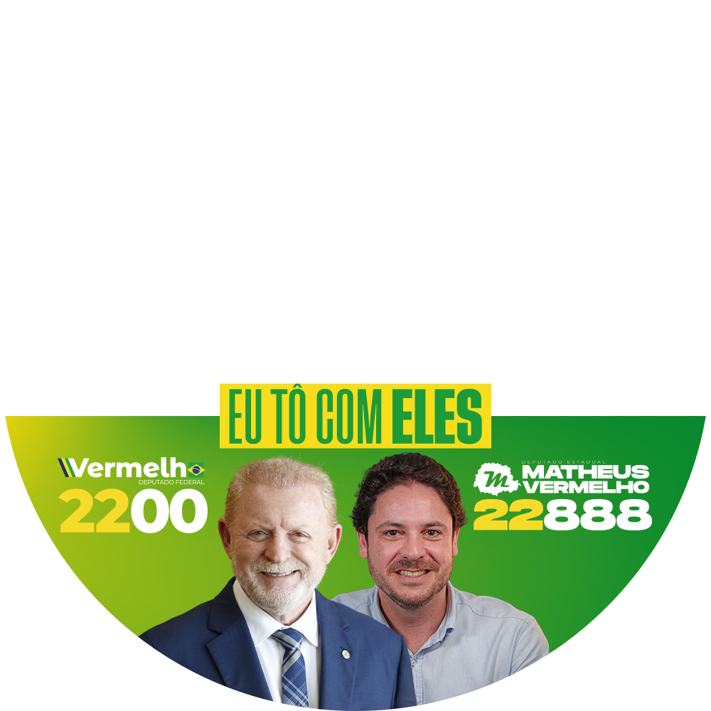 Prévia da moldura Eu tô com eles